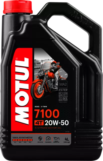 MOTUL Aceite lubricante 4T 7100 20W50 4T 4L