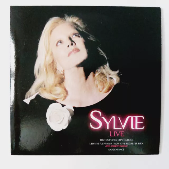 SYLVIE VARTAN & JOHNNY HALLYDAY : L'HYMNE A L'AMOUR duo  LIVE ( CD PROMO RARE )