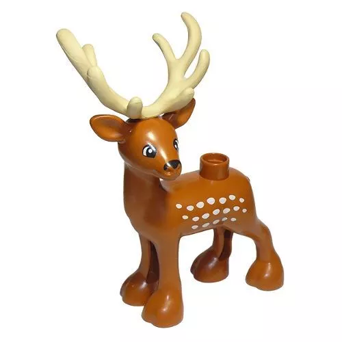 Duplo LEGO Animal De 10975 Foncé Orange Adulte Buck Deer Mini Figurine