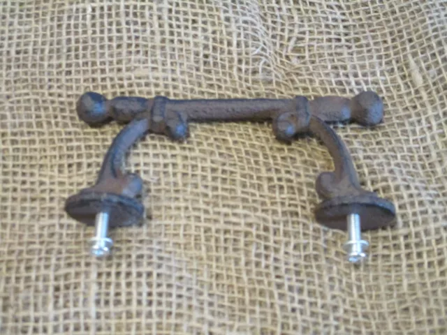1 Rustic Handles Drawer Pulls Antiique Style Shed Bard Door Gate W/ Screws