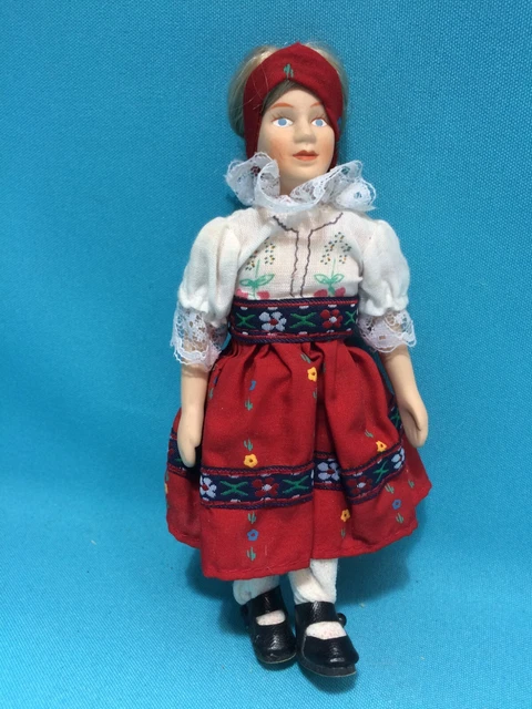 Poupée Artisanale Ukrainienne 31cm - Costume Folklorique Brodé Main, Collection