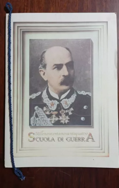 Calendario Scuola Di Guerra 1994 Con Cordoncino Autentico D'epoca R 1273