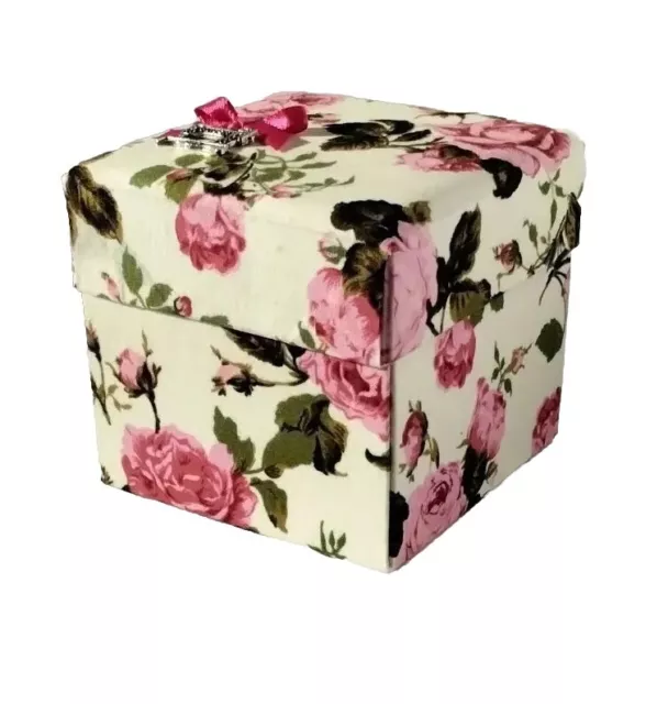 Beautiful Individually Hand Crafted Floral 'Etui' Sewing Box / Sewing Kit