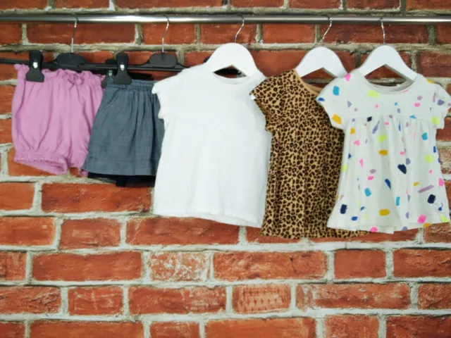 Baby Girl Bundle Age 12-18 Months Gap Next Top T-Shirt Skirt Shorts Summer 86Cm
