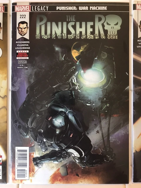 The Punisher Vol 11 #218 Variant 219 220 221 222 223 NM 1st Prints! Marvel 2018 6