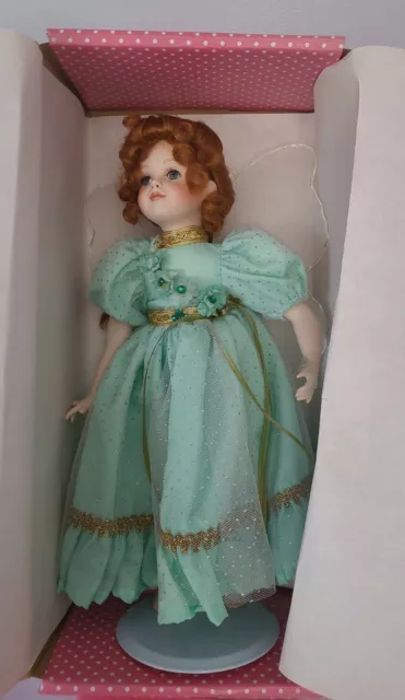 Paradise Galleries Treasury Collection Shannon Shamrock Fairy Porcelain Doll