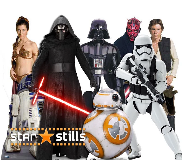 STAR WARS CARDBOARD CUTOUTS LIFESIZE CHARACTERS STANDEE STANDUP cutout