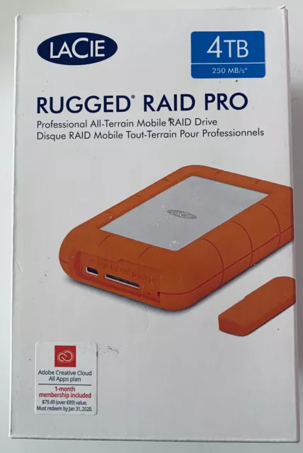 LACiE RAID PRO 4 TB, 250 MB/s design robusto nuovissimo