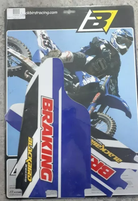 Kit Adesivi Forcella Fork Decals Yamaha Yz Yzf Wrf 06-06 Blackbird Blu New