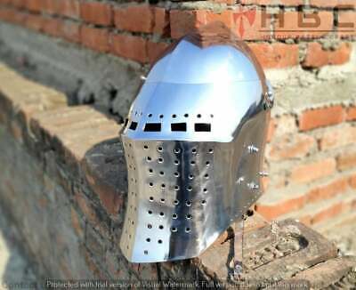 Griffin Médiévale Griffin Casque Barbuta Complet Visage Battle-War Métal Armor 