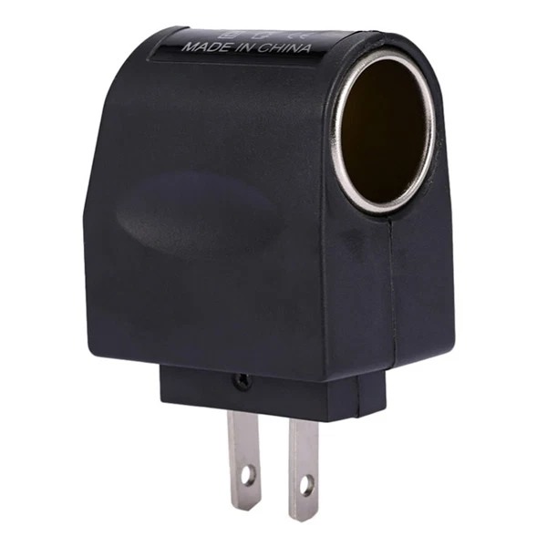 AC WALL OUTLET To 12V DC Cigarette Lighter Car Socket Adapter cell