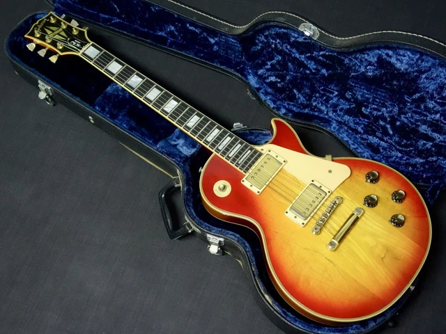 Gibson Kalamazoo Les Paul Custom Cherry Sunburst USA 1975 Vintage Guitar, m3421
