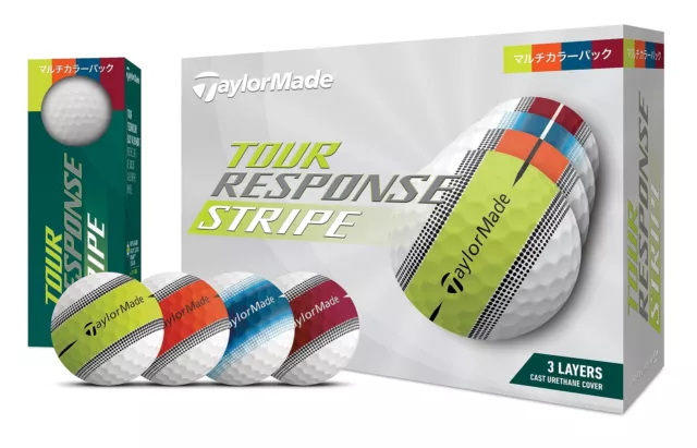 TaylorMade Tour Response Stripe multi JPN 23 multi color 1 dozen