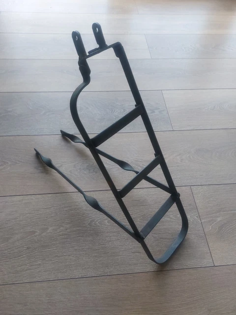 WW2 BRITISH MILITARY original bicycle rear rack. offset for rifle. BSA ...
