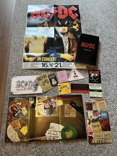 AC/DC PLUG ME In Collectors Edition 3 DVD Boxset Includes Poster