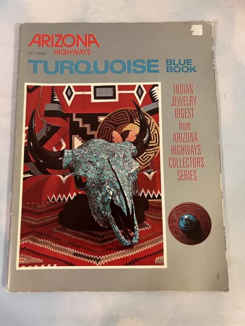 Arizona Highways Turquoise Blue Book And Indian Jewelry Digest 1975 Southwest