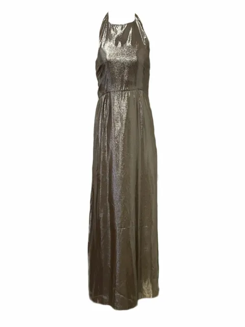 OLCAY GULSEN Women's Gradient Halter Maxi Dress 1041 Sz S $395 NEW