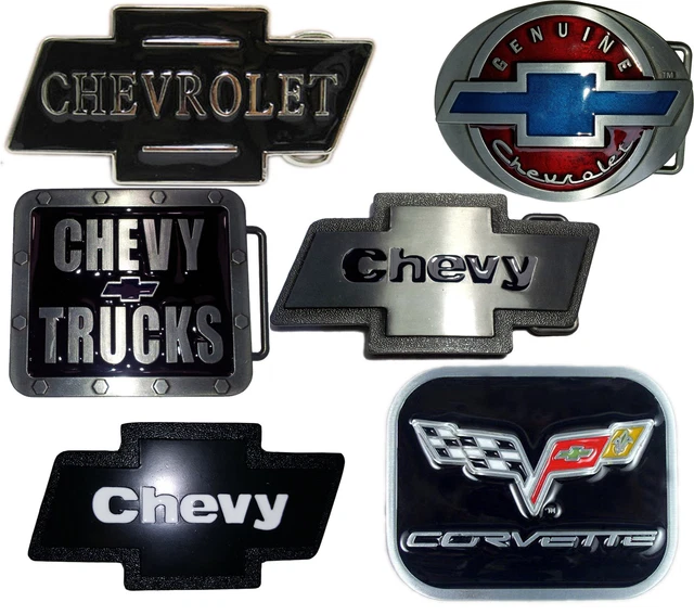 Boucle De Ceinture Chevy Style Western - Grise, Métal - Neuf Sans étiquette 40mm