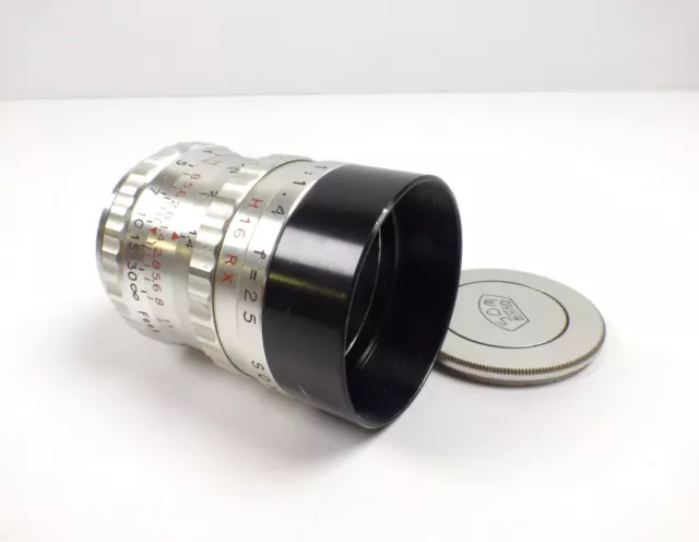 SOM Berthiot 1:1.4 f=25mm Cinor C mount Lens SN#VA5579