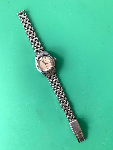 Montre Bracelet Universal Genève Vintage Noir 16 Mm - Modèle Rétro
