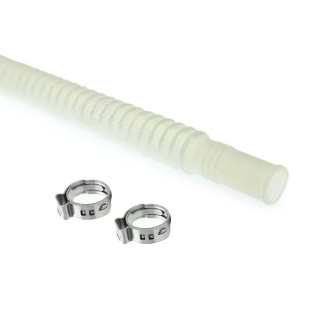 Qfs 8mm/9mm/120mm Ondulé Ptfe Flexible Carburant Pompe Tuyau Ligne E85 / Gas +