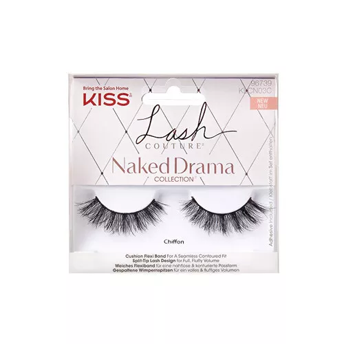 Kiss My Face Lash Couture Naked Drama 1 paio Ciglia Finte Tulle donna