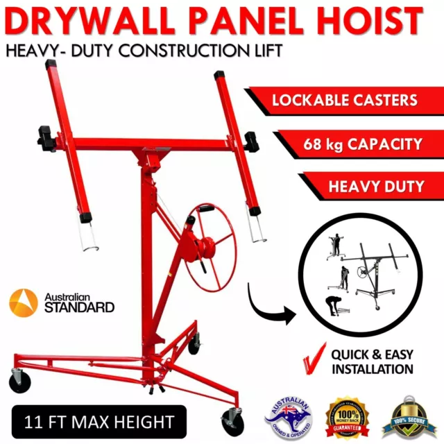 11FT Drywall Gyprock Panel Lifter Plaster Board Sheet Hoist LOCAL PICKUP VIC