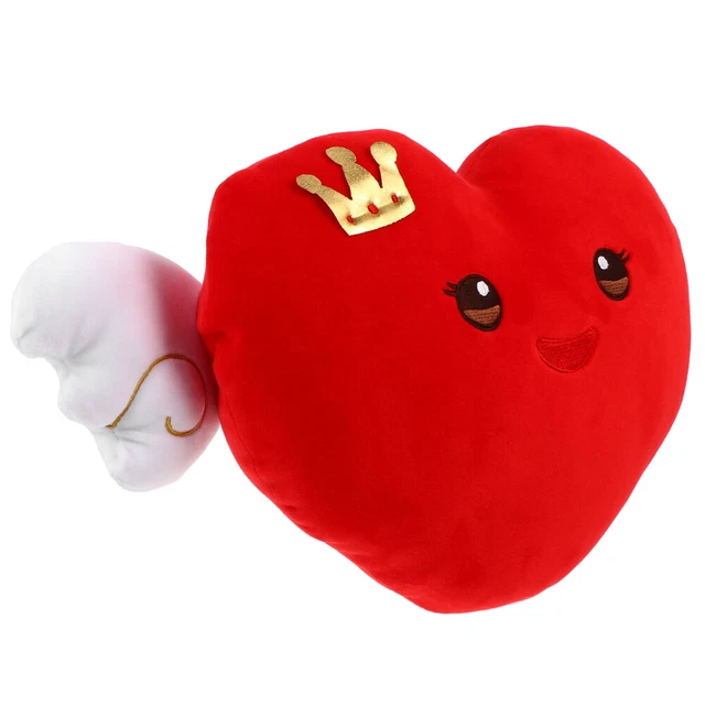Coton Oreiller Amour Peluche De Marécage Décor Coussin Coeur