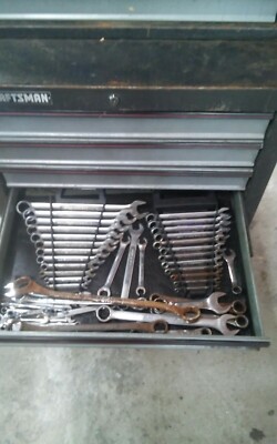Craftsman trilled toolbox, Second Earl Grey, Stackable, Locks, 16 draftsman, with keys 11
