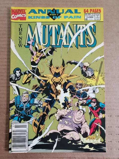 The New Mutants Annual #7 NEWSSTAND 1991 Marvel Comics 👀 WE COMB-SHIP