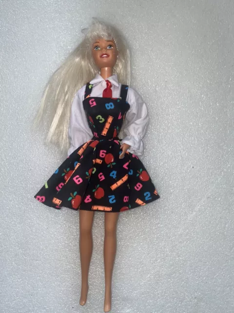 Vintage Barbie School Teacher doll 1995 Mattel - dressed doll 90s fashion