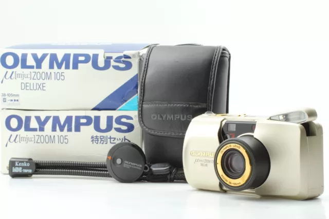 [N Mint+++] Olympus μ mju Zoom 105 Deluxe Point & Shoot Film Camera from Japan