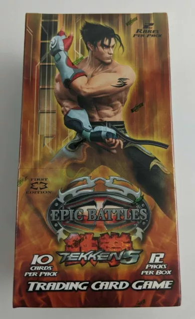 Tekken 5 Epic Battles Booster Box NEW Sealed Score TCG CCG 12 Packs Game