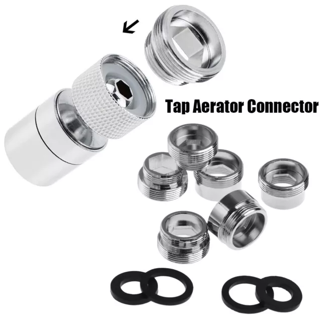 Metall Wasserhahn Belüfter Stecker Außengewinde Küche Wasserhahn Wassersparadapter