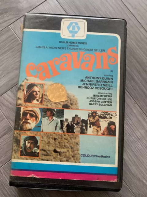 Caravans- ex rental big box VHS tape PAL - pre cert