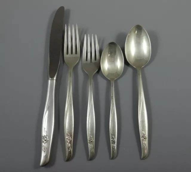 Sea Rose by Gorham Sterling Silver Flatware Set 8 Service 44 Pieces