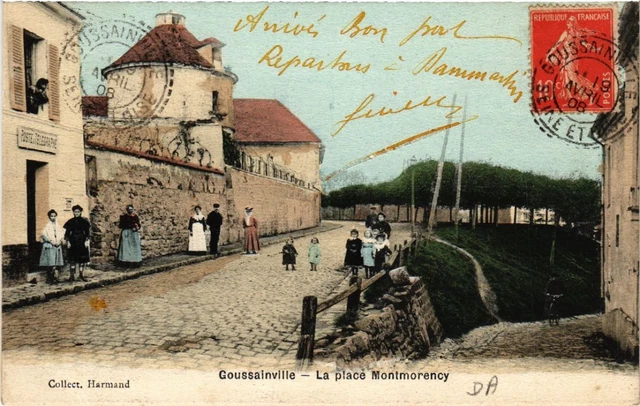 CPA AK GOUSSAINVILLE - La place Montmorency (581915)