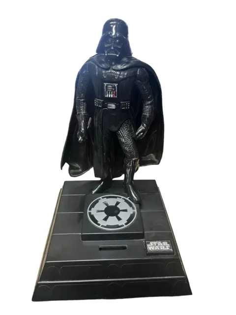 VINTAGE Star Wars Darth Vader Coin Bank Talking Light Up Sound MISSING PLUG