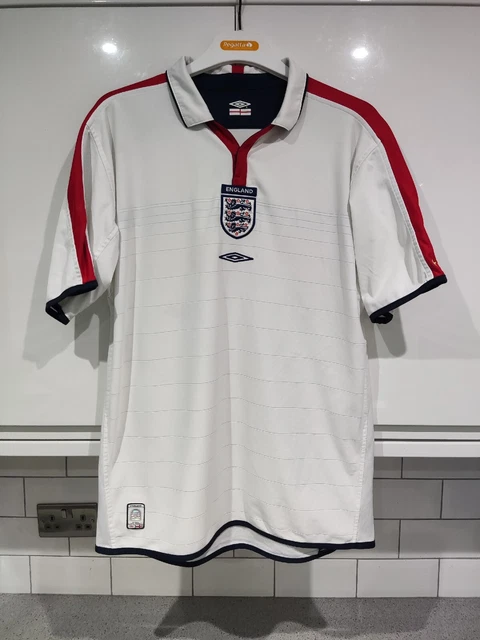 Umbro England 2003/2005 Reversible Home Football Shirt Size L