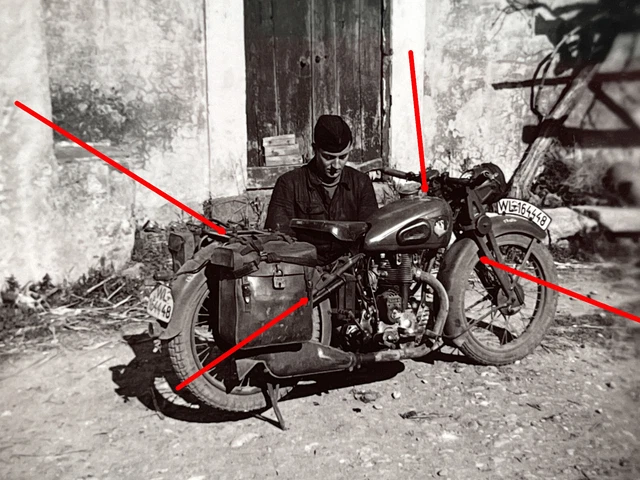 Foto Kradmelder, Mottorrad NSU Krad, TOP