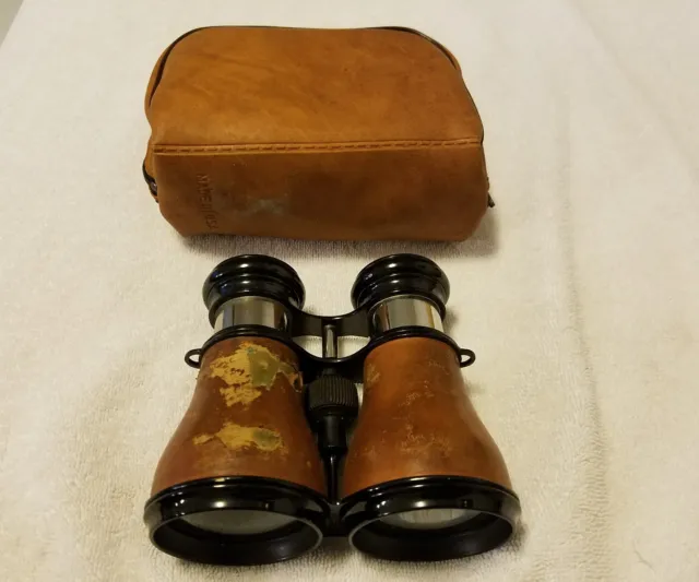 Vintage Jeno Binoculars w/Case (Pre-Owned) Made in France 2