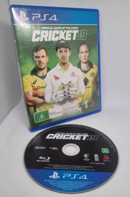 Cricket 19 The Official Game Of The Ashes Sony PlayStation 4 PS4 Game VGC