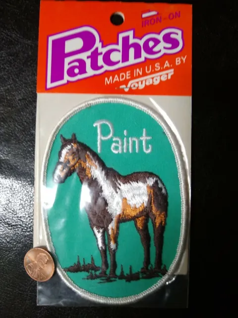 Paint Horse Patch BRAND NEW Voyager in Package Sew-on or Iron-on