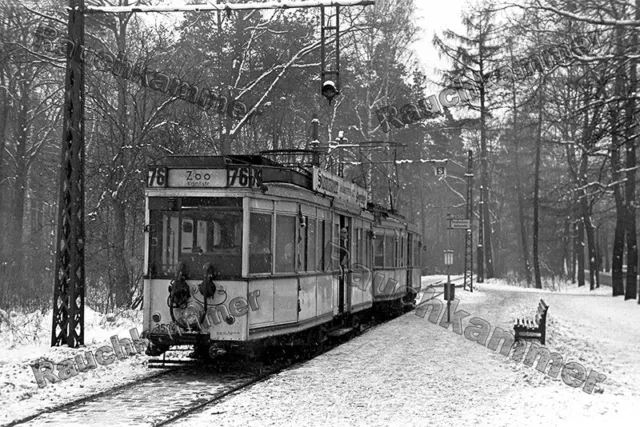 PE-Fotoabzug 10x15 Straba Tw 3504 West-Berlin - Johannesstift 1966 / F155943