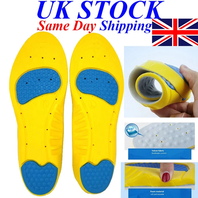 Shoe Insole Work Boots Silicone Gel Insole Active Shock Massaging Sports Running