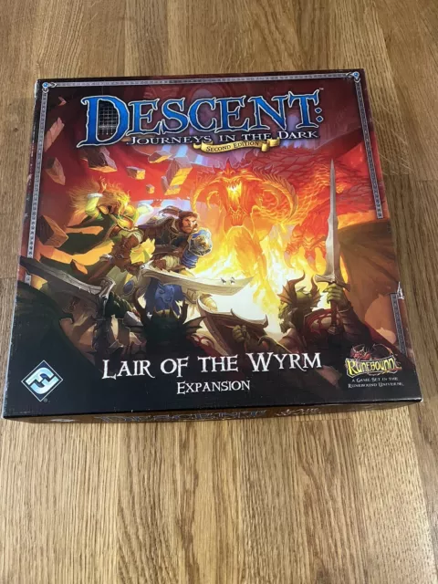 Descent Journeys in the Dark 2nd Ed, Lair Of The Wyrm Expansion Complete FFG