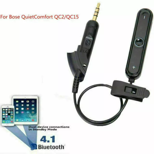Bluetooth4.1 Receiver Adapter Cable Replace For QuietComfort QC15 Bose Headphone