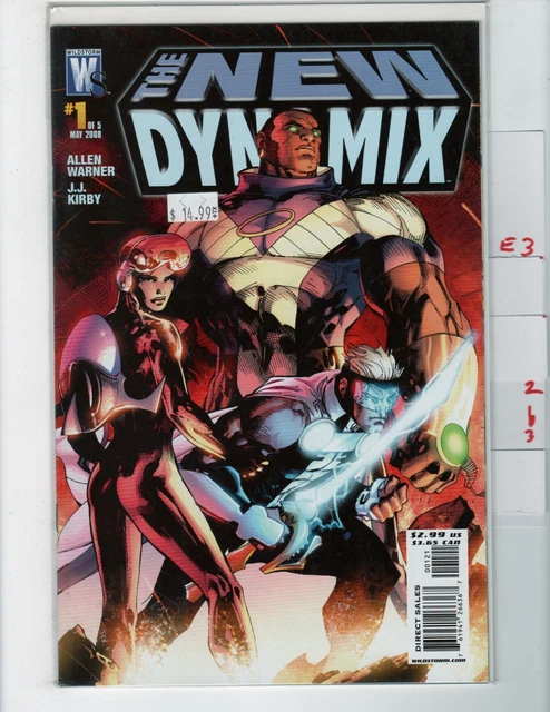 New Dynamix #1 Jim Lee variant VF/NM 2008 DC Wildstorm e323