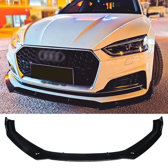 Spoiler Avant Lèvre Pour Audi A5 Cabriolet 8T/8F (2012-2016) - Noir Brillant - Neuf
