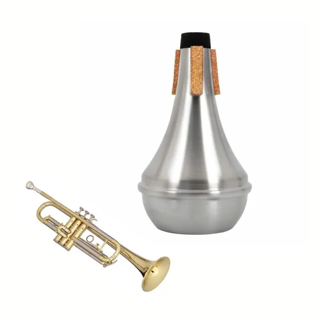 Advanced Aluminum Mute for Straight Trumpets Ideal for Jazz Enthusiasts